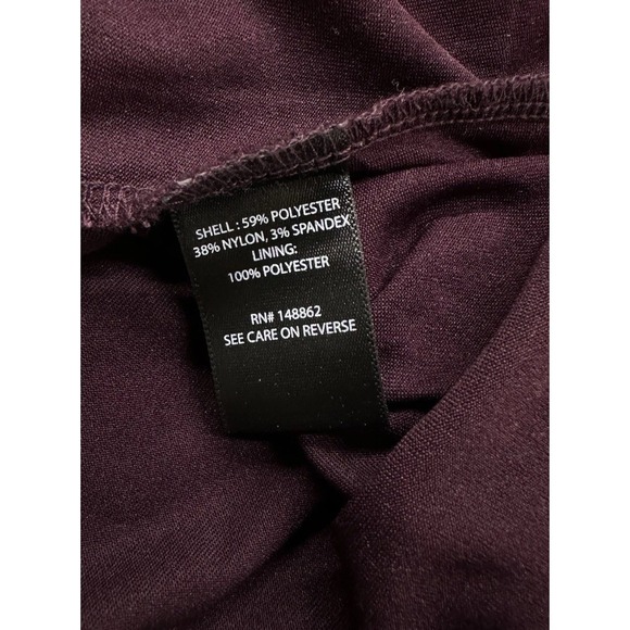 NWT Torrid Lace Overlay Bodcon Spaghetti Strap Dress / Purple / 1X - Picture 7 of 7